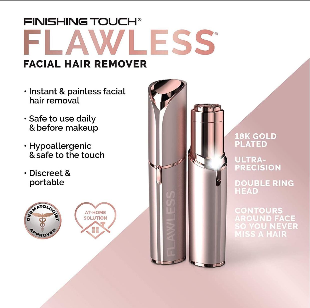 Flawless Kit Cejas Facial Recargable